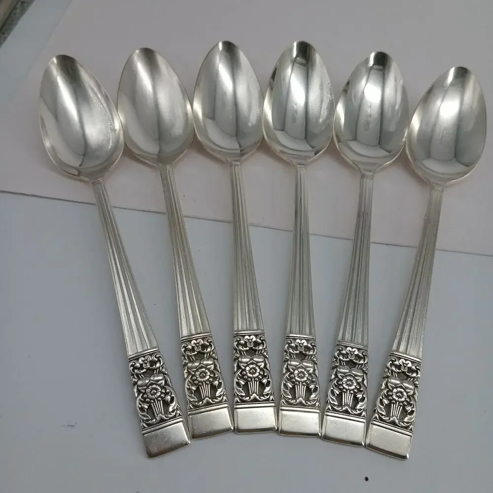 8X Tbsp Oneida CORONATION Silverplate Table Spoons Flatware